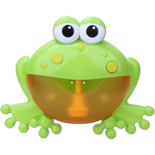 Frog Shape Boblemaskin Automatisk bobleblåsermaskin for innendørs og utendørs aktiviteter Badeleke Barnegave
