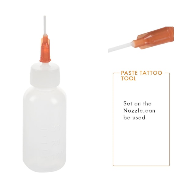 16 st/ set Henna Kit Applikatormunstycken Flaskor Pasta Tatuering Body Art Ritverktyg