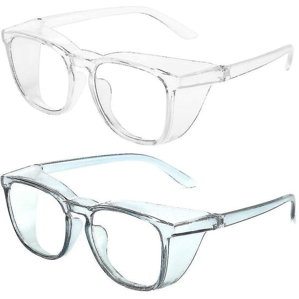 Sikkerhedsbriller Anti-dug beskyttelsesbriller Sikkerhedsbriller, One Piece, Clear
