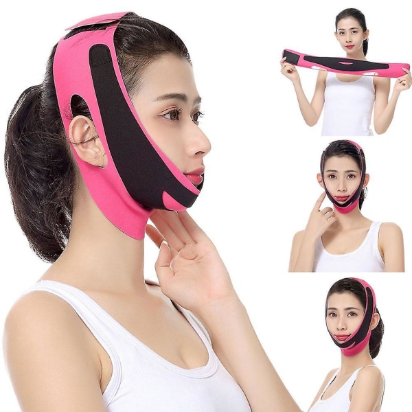 Naiset Delicate Reduce Double Chin Thin Face Belt Anti Band Laihdutus