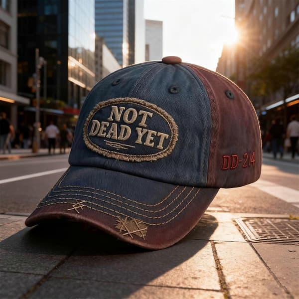 Not Dead Yet Veterans Casual Hat til mænd