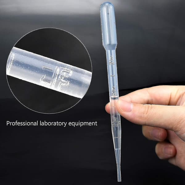 200 stk. plastikpipetter 3 ml til laboratorieeksperimenter