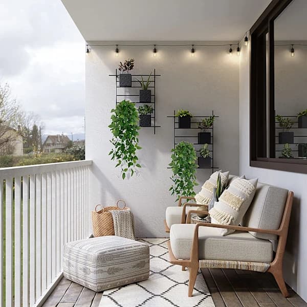 2 Pieces Artificial Ivy Climbing Plants, Artificial Hanging Plants, A