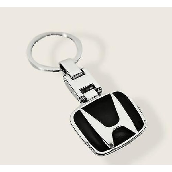 Honda 3D nøkkelring med logo på begge sider i gaveeske / Svart
