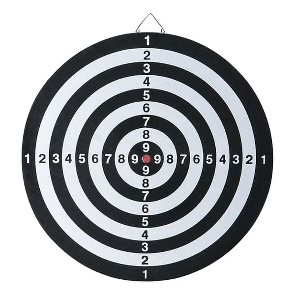 Dartboard with 6 Darts - Dartboard - Darts