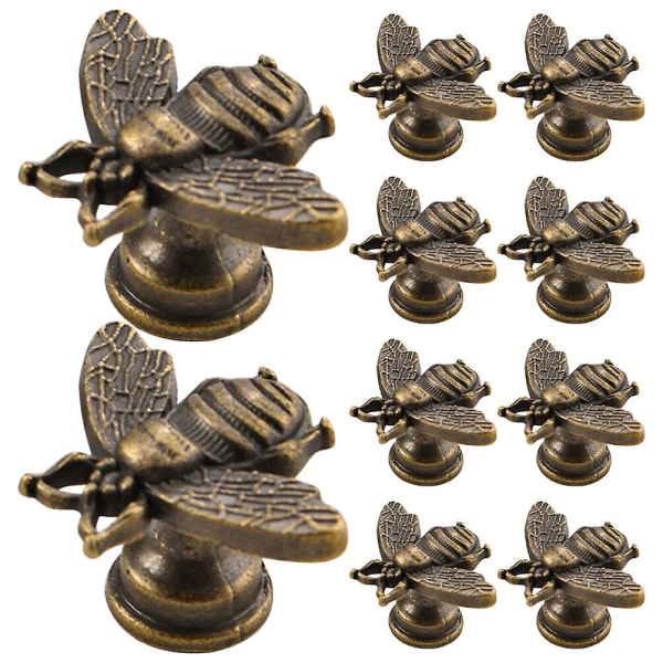 10 pcs Vintage cabinet knobs Decorative knobs Drawer knobs Drawer knobs Single hole knobs (bi) As Shown 3X3cm