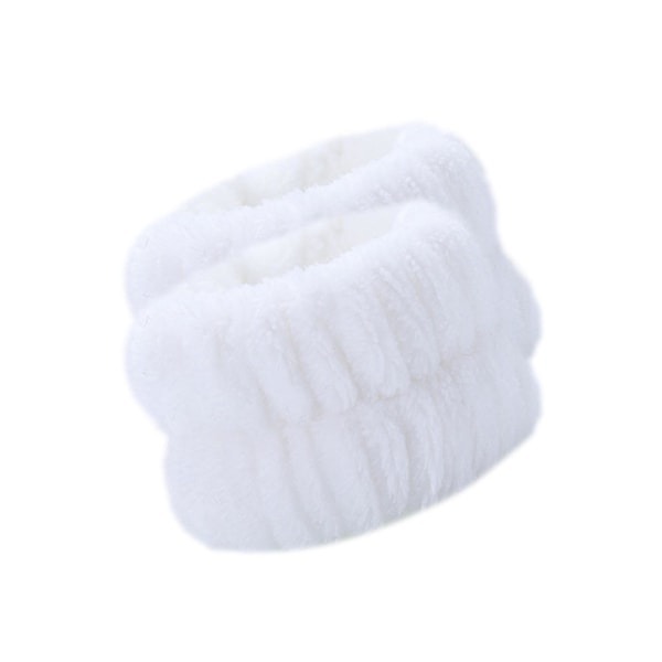 par med ansiktsvask armbånd håndled spa vask bånd mikrofiber håndled beige One-size