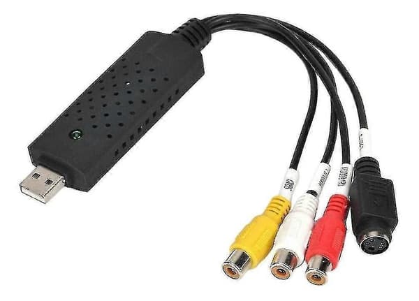 USB RCA VHS til PC Adapter, Videoopptakskort for Overvåking