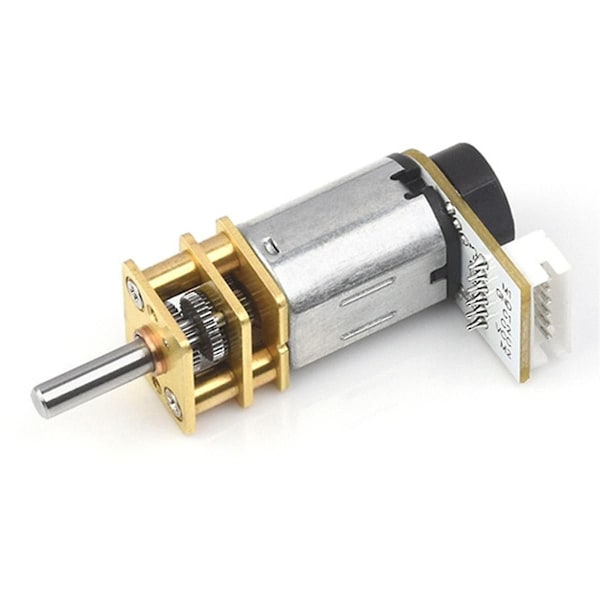 N20 DC Mikro-Typ Metallväxelmotor 12V 200 Varv/min Hall Encoder Metallväxelmotor Högprecisions Reduktionsmotor As Shown