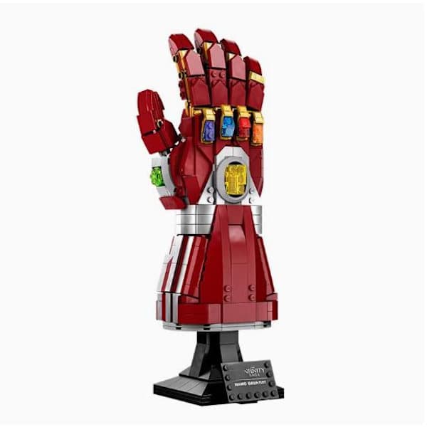 Marvel Infinity Gauntlet Set Samlarobjekt Nanometerhandske Med Infinity-stenar, Byggset, Avengers Presentidé För Vuxna Och Tonåring Nanometerhandske