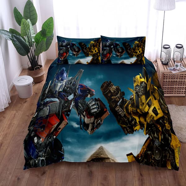 Bumblebee digital print sengetøj til børn, tre-delt sæt