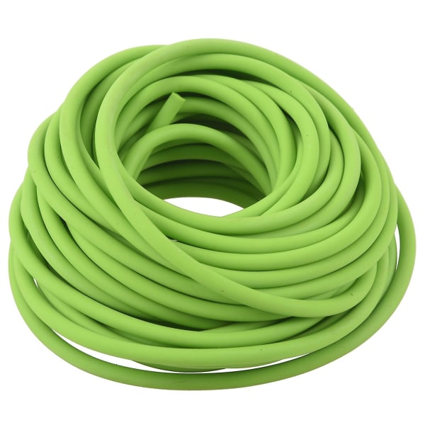 Slangövningsgummimotståndsband Katapult Dub Elastisk, Grön 10m Green