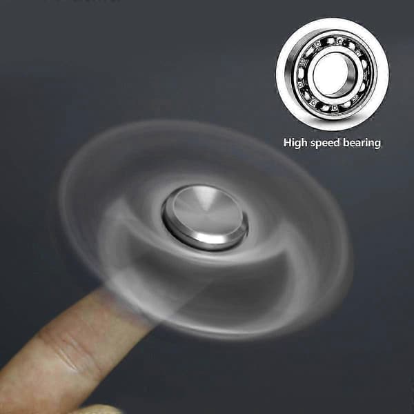 Fidget Spinner-leketøy med rustfritt stållager for EDC ADHD-fokus R M