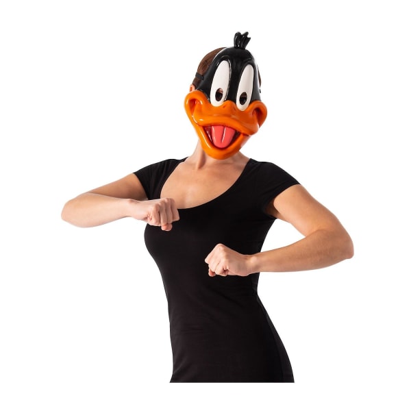 Space Jam Daffy Duck 1/2 maske Orange/Black/White One Size