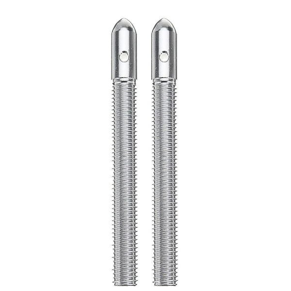 Universalmontert panserhette Pin Lock Låsesett Racing Sports Car Legering Sølv Silver