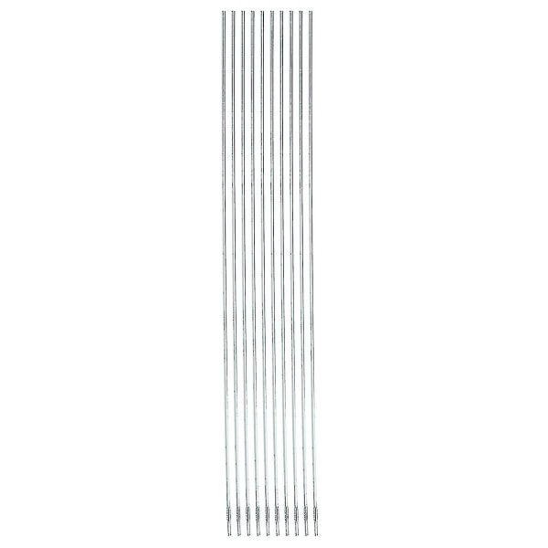 10 stk aluminiumsveiseelektroder Fluxkjerner lavtemperaturloddetråd Aircondition Aluminium Reparasjon av sveisestaver Sølv 33cm*0,2cm