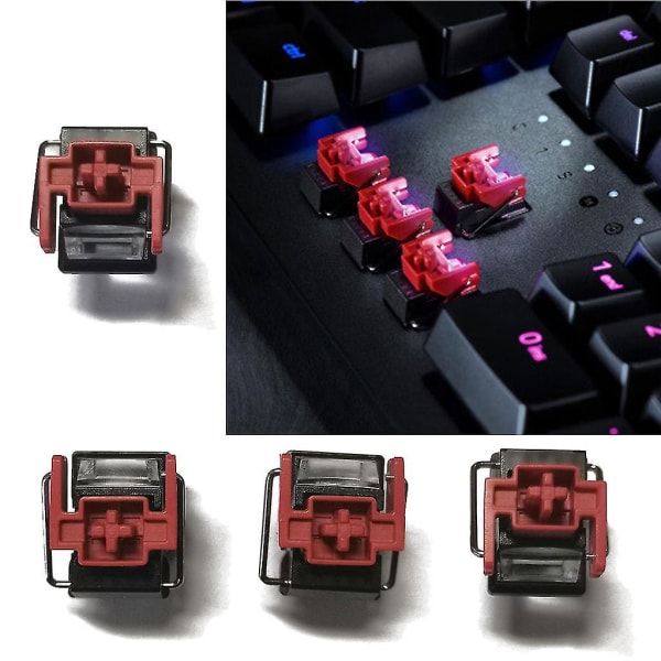 4 stk Razer Red Optical Hot Swap Switch For Razer Huntsman Elite Gaming Mekaniske Keyboard Switches