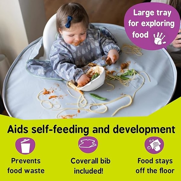 Tidy Tot Bib & Tray Kit.Unisex.One size 6 months to 2 years.Ideal for DME