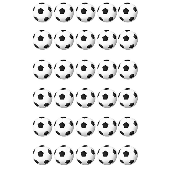 30pack Mini Fotboll Stressboll Sport Stressboll Fest Liten Fotboll Fotboll För Barn Stress Reli BlackWhite