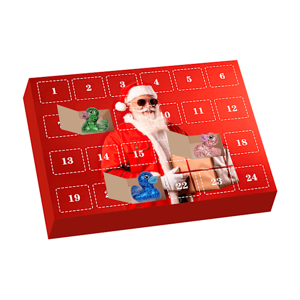 Jule Sten Blind Box Nedtælling 24 Dage And Blind Box Kalender Blind Box Legetøjs Sæt
