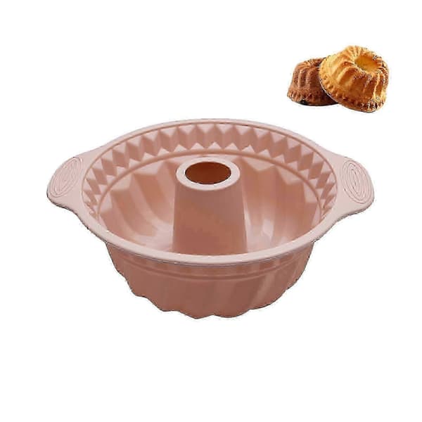 Silikonkakeform, spiralmønster kakeform, bakeverktøy, chiffonkakeform non-stick kakeform