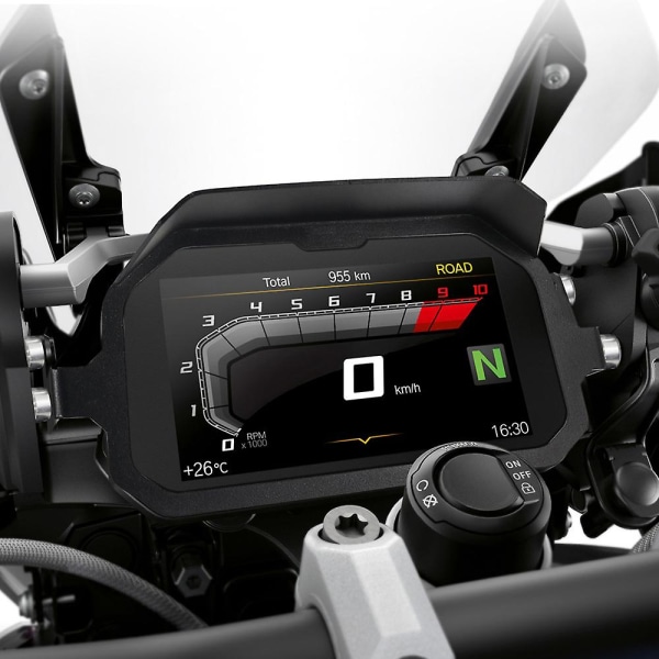 Motorcykel Tft Tyveribeskyttelse For- R1250gs R1200gs Adventure Lc R1200gs Meter Frame Cover Screen black