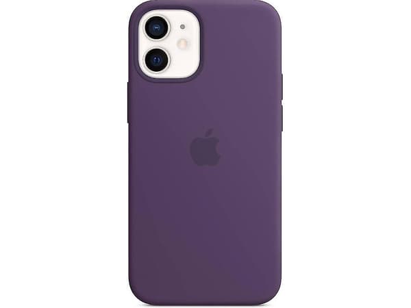 Silikonecover med MagSafe til iPhone 12 Mini Light Purple