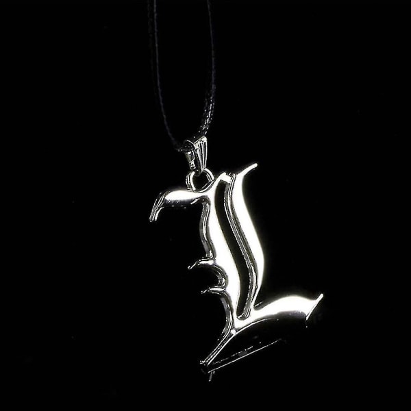 Klassisk dobbelt L halskæde Hip Hop smykker tilbehør Death Note Pendant Kvinder