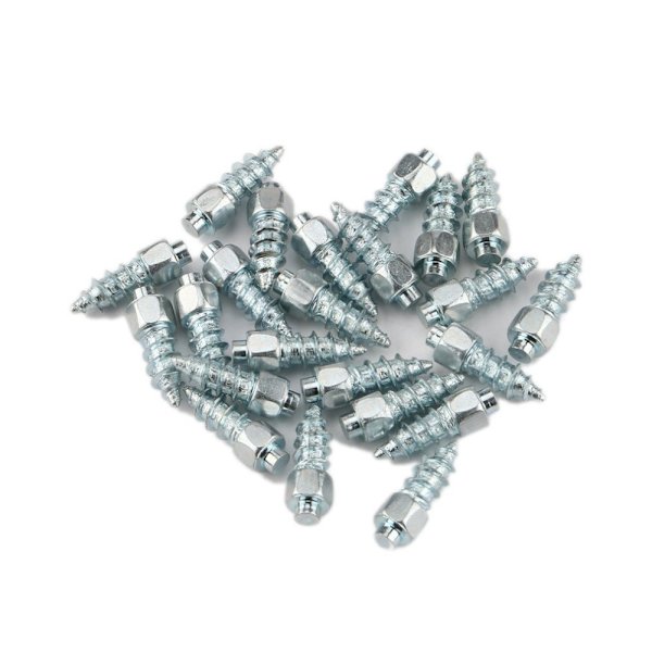 200 stk 4x12mm Hjulbolter Snøskruer Dekk Pigger Antislipp Fallende Pigger For Bil Motorsykkel Sykkel