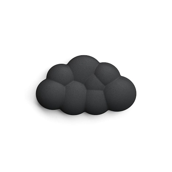 Cloud Keyboard Håndledsstøtte Blødt Læder Memory Foam Håndledsstøtte Pude For Nem Skrivning Smertelindring Black