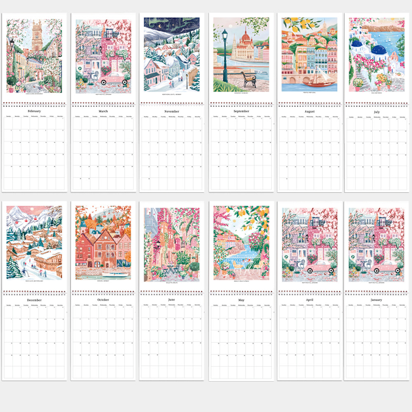 Svordoms-kalender, PRESENT till Kvinnor 2025, Hem- och Kontorskalender, Adventskalender, Månadsplanerare med Roliga Ordspråk
