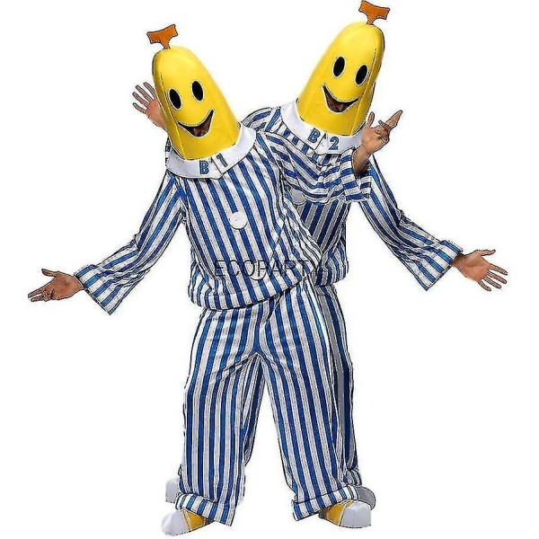 Cosplay Bananer i pyjamas kostume Tv-show kostume Bananer i pyjamas kostume Bananer kostume S(height 165-175cm)