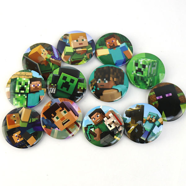 12-pack Minecraft-bricka, prydnad