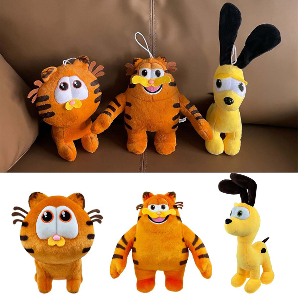 Söt Garfield Plyschleksak Fylld Kudde Mjuk Bekväm Cartoon Plyschleksak för Barn Födelsedag Julgåvor B
