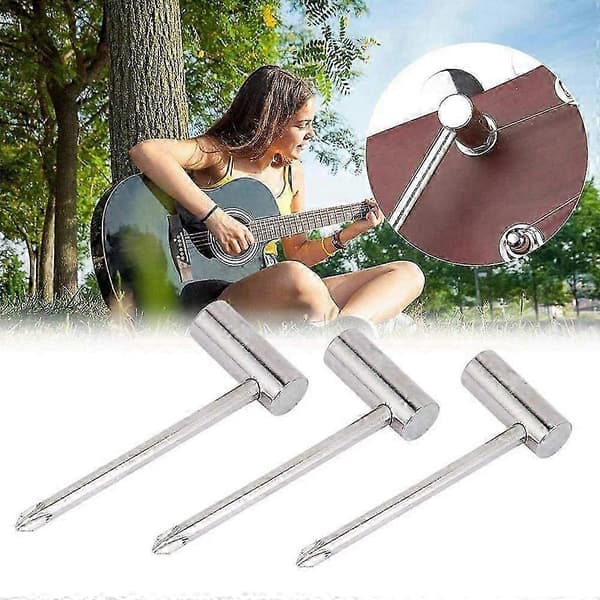 7MM Truss Rod-nøgle til justering og vedligeholdelse af guitarhals Silver