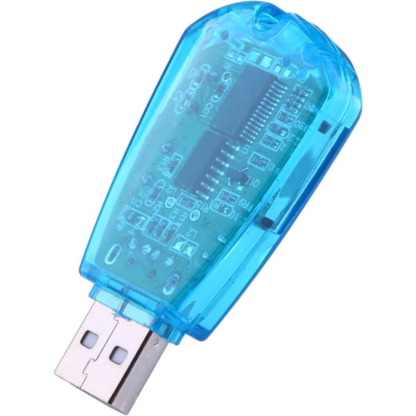 USB GSM CDMA SIM-kortläsare Mobiltelefon SMS Backup Copy Clone Writer med CD, för säkerhetskopiering av meddelandeinformation och datautbyte, blå