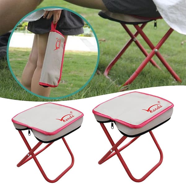 Slacker Pall för Utomhus Lätt Mini Campingpall för Picknick Camping