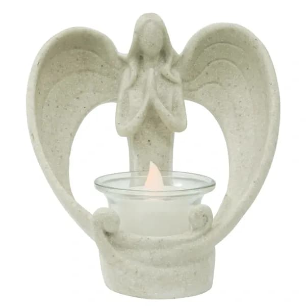 Englefigurer Telysholder