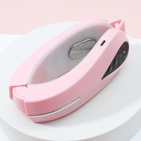 Ansiktslyftande Instrument Smart Face Tightening V-face Facial Beauty Massage Presenter Pink