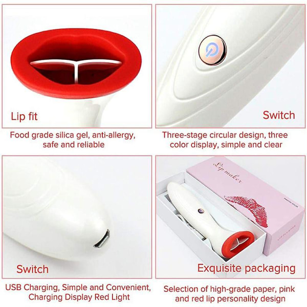 Automatic Lip Plumper Enhancer - Elektrisk Fuller Lip Plumping Tool