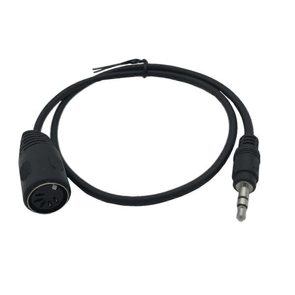 2-pak Typ-A MIDI til 3,5 mm Adapter 20 tommer Kabel, Lydkabel