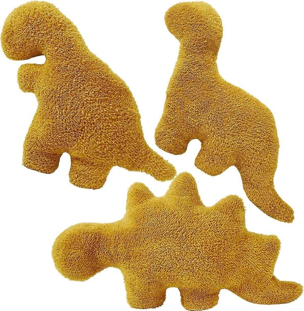 Dino Chicken Nugget Kudde Set 16in 3PCS