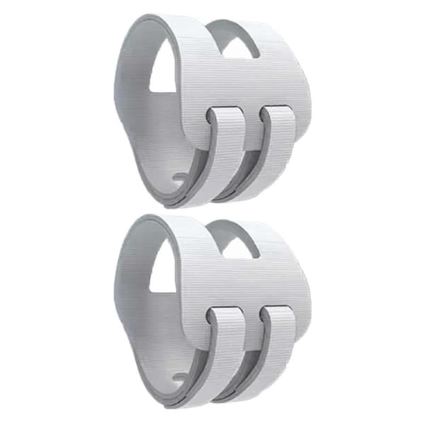 Justerbart kompressionshandledsstöd för smärtlindring Gray 2pcs