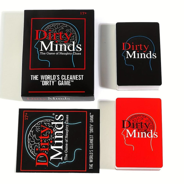 Dirty Minds - Världens renaste \"snuskiga\" spel - Kortlek med fräcka ledtrådar - Vuxenspel för fester - Roliga presenter
