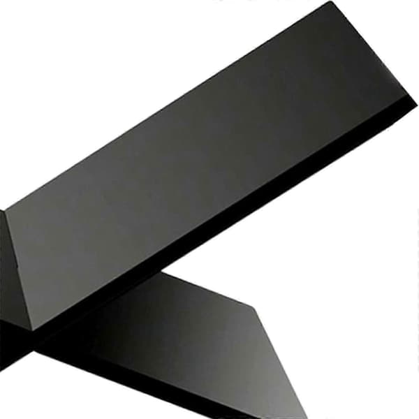 Akryl Bogstand Åben Bog Display Stand til Opskrift Noder Lærebøger Klar Black