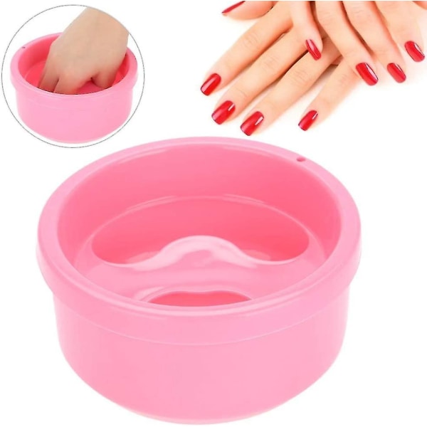 Manikyrskål, nagelblötläggningsbricka för nagelkonst, polering, borttagning, behandling - Manikyr Spa-verktyg Pxcl