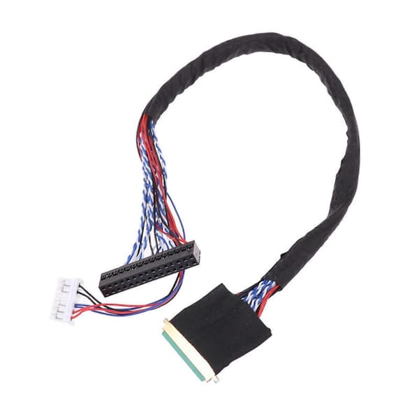 40Pin 2-kanals 6-bit grænsefladekabel til LED LCD LVDS-skærme med forbedret dataoverførselshastighed Double 6 lines 25cm