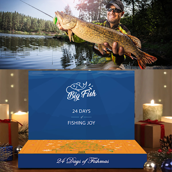 Fiskebete Adventkalender, Fiskeutrustning Adventkalender - Fiskebete Adventkalender | Fiske Julnedräkning Fiskebete Set B