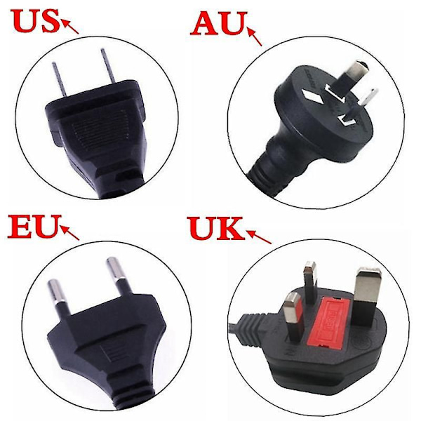 36V Oplader RCA 10mm Stik Lotus Connector Output 42V 2A Elektrisk Cykel Powerboard Lithium Batteri Opladning Scooter