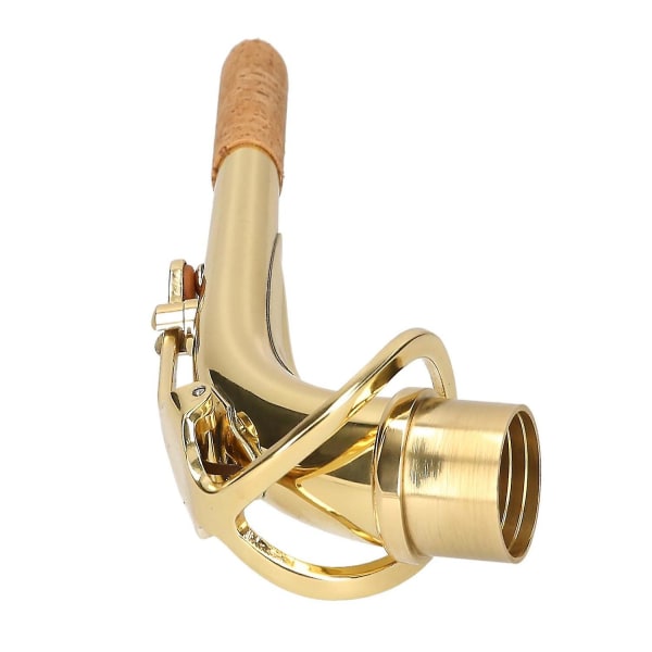 Alto Saxofon Hals Mässing Böjd Hals Sax Ersättning Del Sax Tillbehör